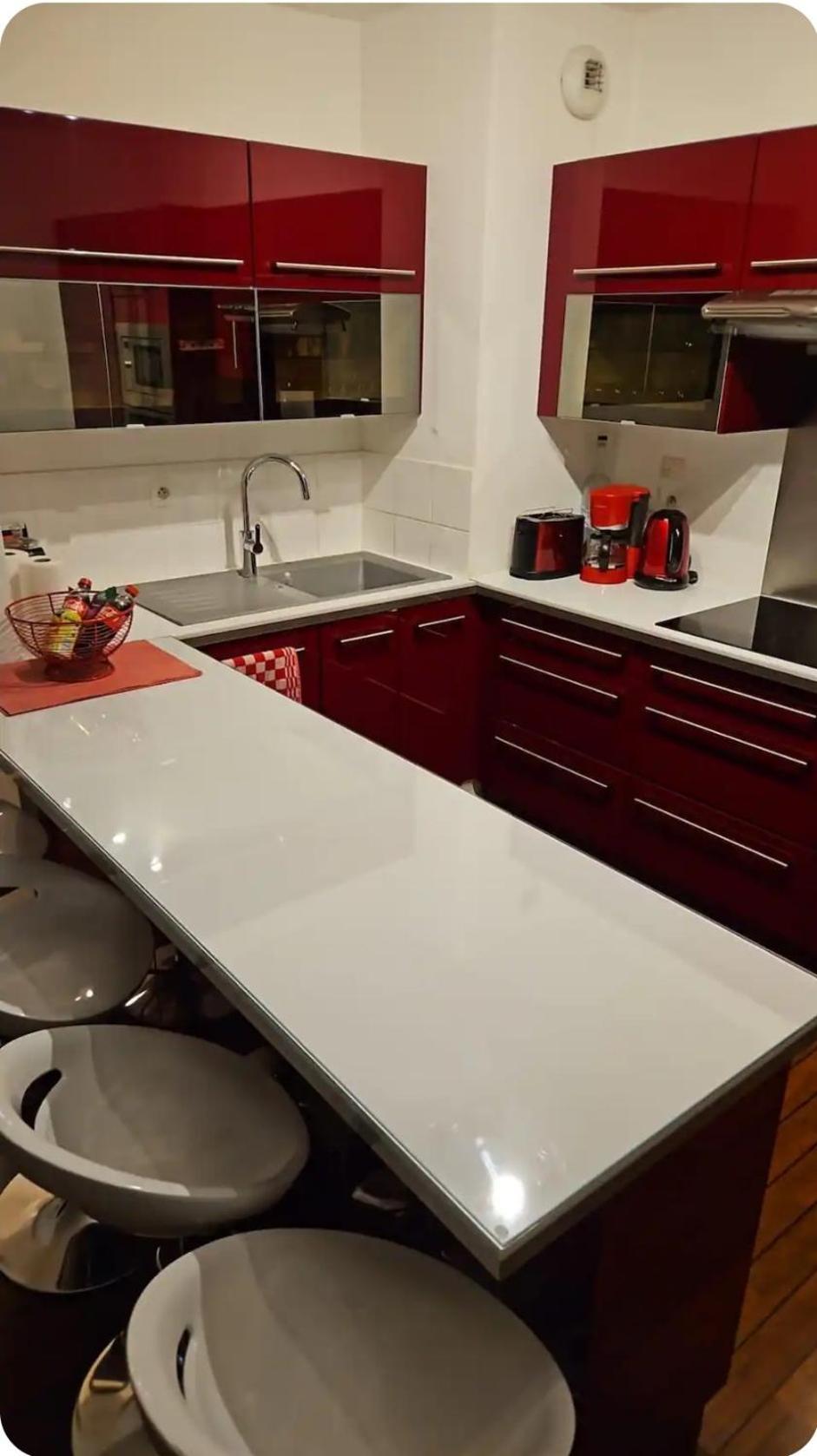 Joli Appartement Avec Jardin Et 2 Parkings Prives Argenteuil Extérieur photo